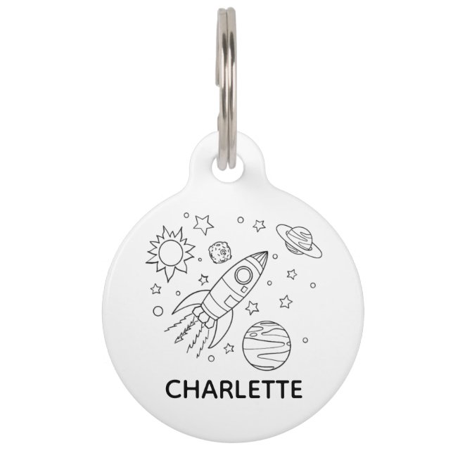 Dog Label Halsband Label Gepersonaliseerde Kat Lab Huisdierpenning (Voorkant)