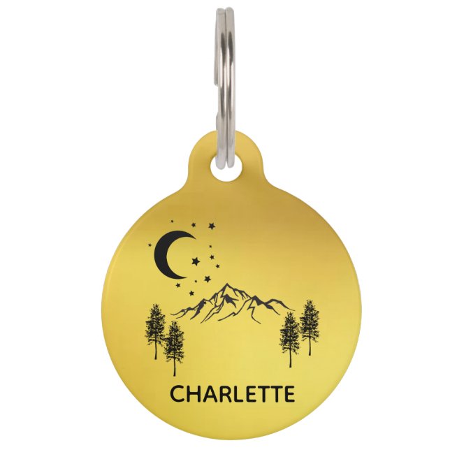 Dog Label Halsband Label Gepersonaliseerde Kat Lab Huisdierpenning (Voorkant)