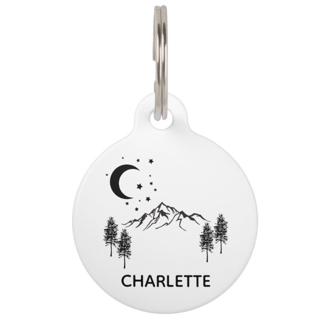 Dog Label Halsband Label Gepersonaliseerde Kat Lab Huisdierpenning (Voorkant)