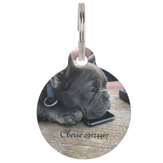 Dog label huisdierpenning (Voorkant)