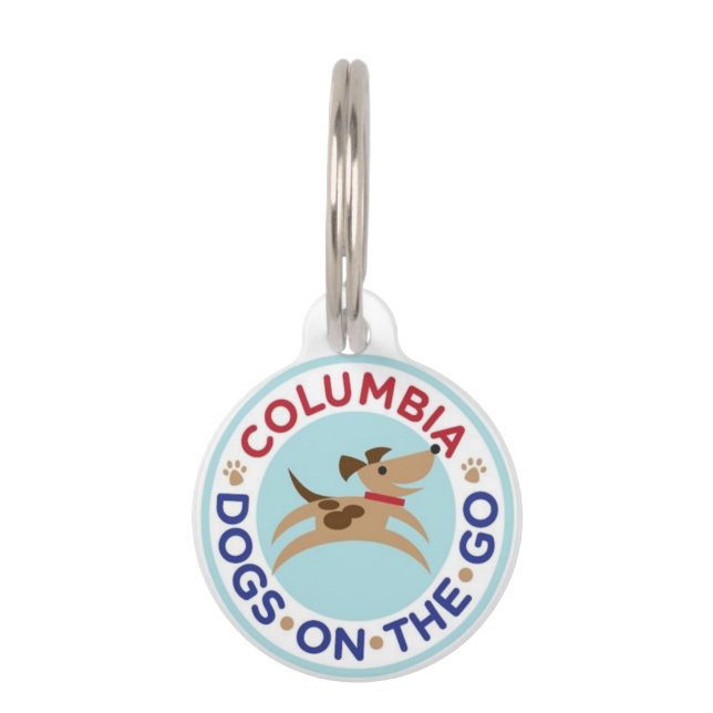 Dog label huisdierpenning (Voorkant)