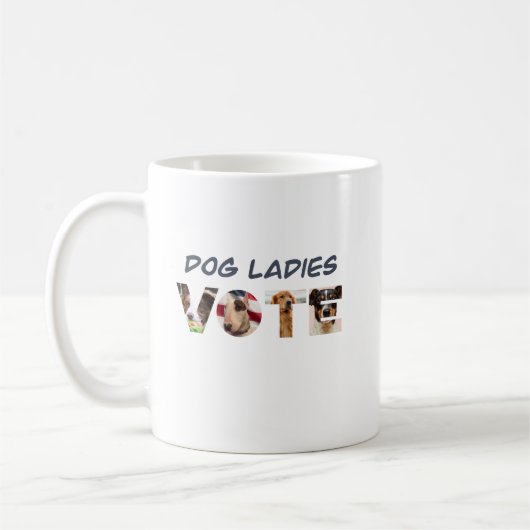 Dog Ladies Vote Koffiemok (Links)