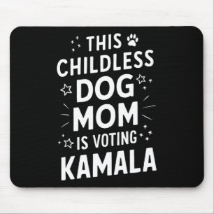 Dog Lady Voting Kamala Harris Dog Mom Stem Blauw Muismat