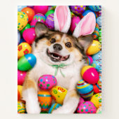 Dog Laying on Easter Eggs Notitieboek (Achterkant)