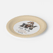 Dog Let's Pawty Birthday Papieren Bordje (Gekanteld)