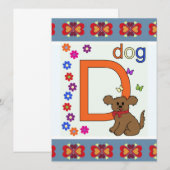 Dog Letter D (Voorkant / Achterkant)