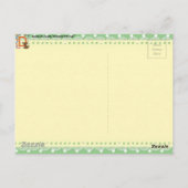 Dog Letter D Briefkaart (Achterkant)