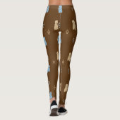 Dog Lhasa Apso patroon Leggings (Achterkant)