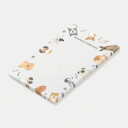 Dog Lijst Post-it® Notes (Schuin)