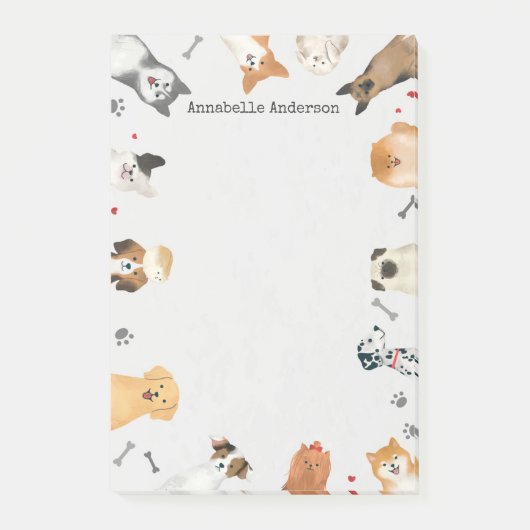 Dog Lijst Post-it® Notes (Voorkant)