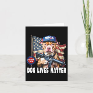 Dog Lives Problem Grappig 2024 Hond Stemmen Trump Kaart