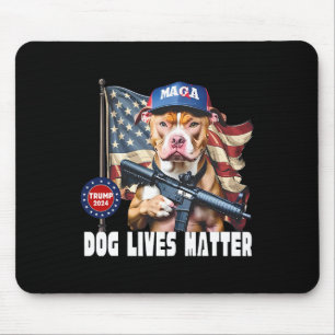 Dog Lives Problem Grappig 2024 Hond Stemmen Trump Muismat
