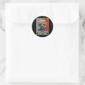 Dog Lives Problem Trump heeft Trump President 2024 Ronde Sticker (Tas)