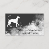 Dog Logo | Background Texture Visitekaartje (Voorkant)