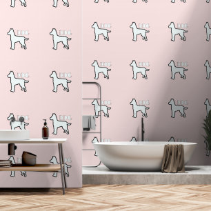 DOG Logo Bord Roze Behang