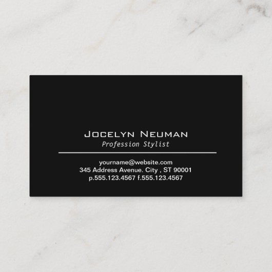 Dog Logo | Schaar | Groomer Visitekaartje (Achterkant)