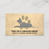 Dog Logo Visitekaartje (Voorkant)