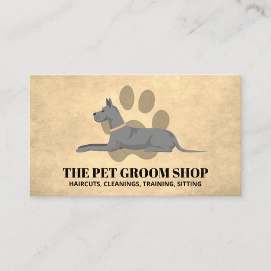 Dog Logo Visitekaartje (Voorkant)