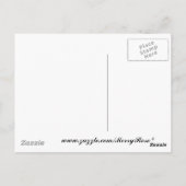 Dog Lookin naar boven Briefkaart (Achterkant)