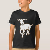 Dog loopt t-shirt (Voorkant)