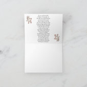 Dog Loss Sympathy Card met een gedicht Kaart (Binnen)