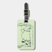 Dog Love Bagagelabel (Voorkant verticaal)