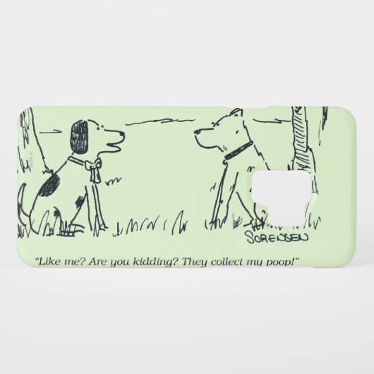 Dog Love Case-Mate Samsung Galaxy Hoesje (Achterkant (horizontaal))