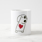 Dog Love - Coffee Mok (Voorkant)