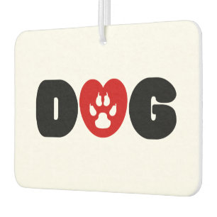 Dog Love Heart Luchtverfrisser