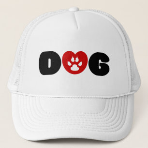 Dog Love Heart Trucker Pet
