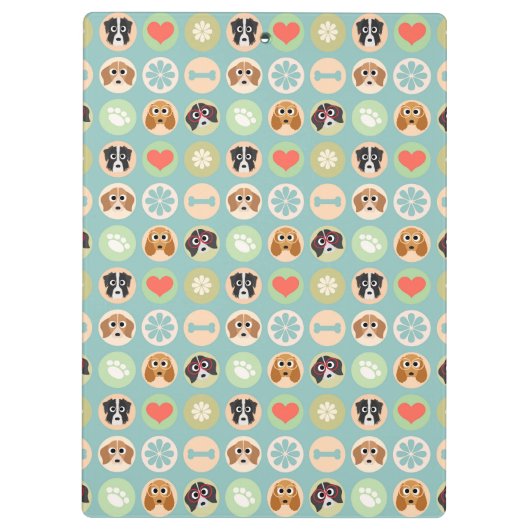 Dog Love Klembord (Achterkant)