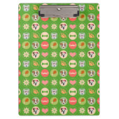 Dog Love on Green Klembord (Voorkant)