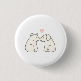 Dog Love Ronde Button 3,2 Cm