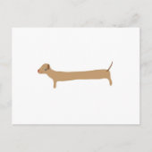 Dog Love Sausage Briefkaart (Voorkant)