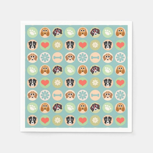 Dog Love Servet (Voorkant)