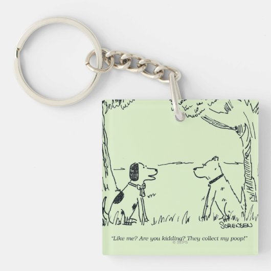 Dog Love Sleutelhanger (Voorkant)