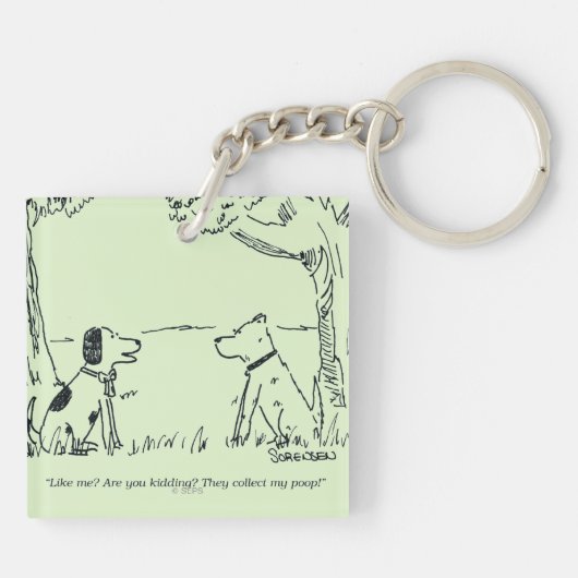 Dog Love Sleutelhanger (Achterkant)