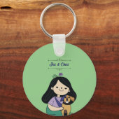 Dog Love Sleutelhanger (Achterkant)