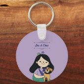 Dog Love Sleutelhanger (Voorkant)