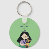 Dog Love Sleutelhanger (Achterkant)