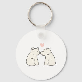 Dog Love Sleutelhanger