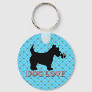 Dog Love Sleutelhanger