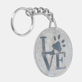 Dog Love Sleutelhanger