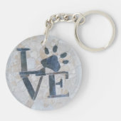 Dog Love Sleutelhanger (Achterkant)