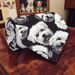 Dog Lover Canine Retro Custom Tie Stropdas<br><div class="desc">This unique tie is perfect for any dog lover! Featuring a stylish,  retro-inspired design,  this custom tie is sure to make a statement. It's a fantastic way to express your love for your furry friends and add a touch of personality to any outfit.</div>
