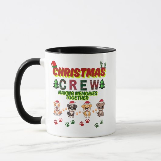 Dog Lover Christmas Family-Christmas crew dogs  Mok (Links)