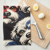 Dog Lover Cockapoo Gift Theedoek (Quarter Fold)