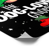 Dog Lover Gnome Red Buffalo Plaid Matching Family  Poster (Hoek)