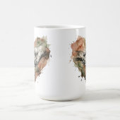 Dog Lover Human Animal Bond Watercolor Heart Koffiemok (Center)