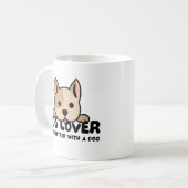 Dog lover - Life is better with a dog Koffiemok (Voorkant links)